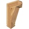 Ekena Millwork Traditional Arts & Crafts Rough Sawn Bracket, Western Red Cedar, 6"W x 18"D x 26"H BKT06X18X26TRA03RWR - alternate 1